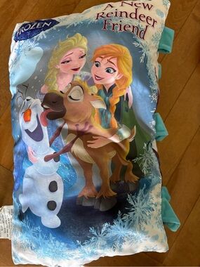 Disney Frozen Girls' Blue Teal Character Pillow book